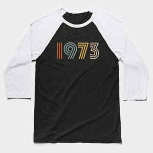1973 Birth Year Retro Style Baseball T-Shirt
